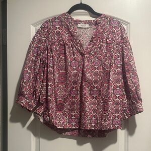 Avara Multicolor Patterned Blouse